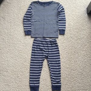 Carter's Navy and White Striped Two-Piece Pajama Set